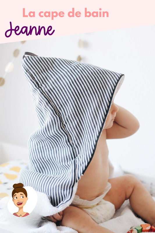 Patron de la cape de bain Jeanne