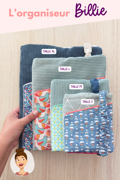 Patron de l'organiseur Billie