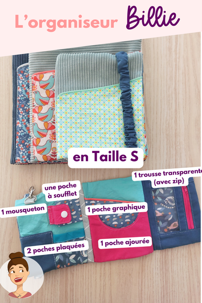 Patron de l'organiseur Billie