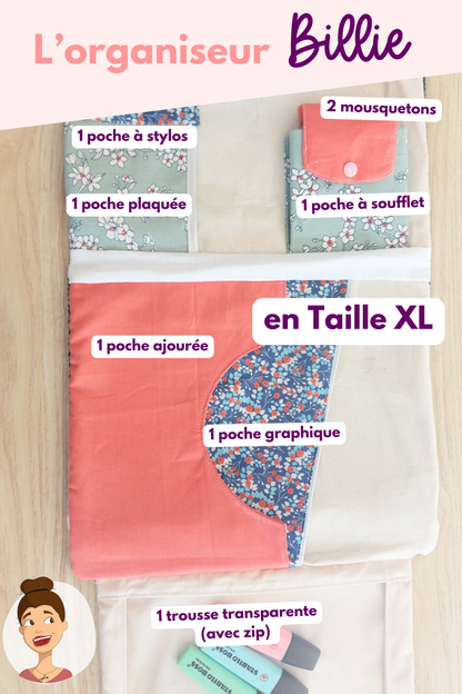 Patron de l'organiseur Billie