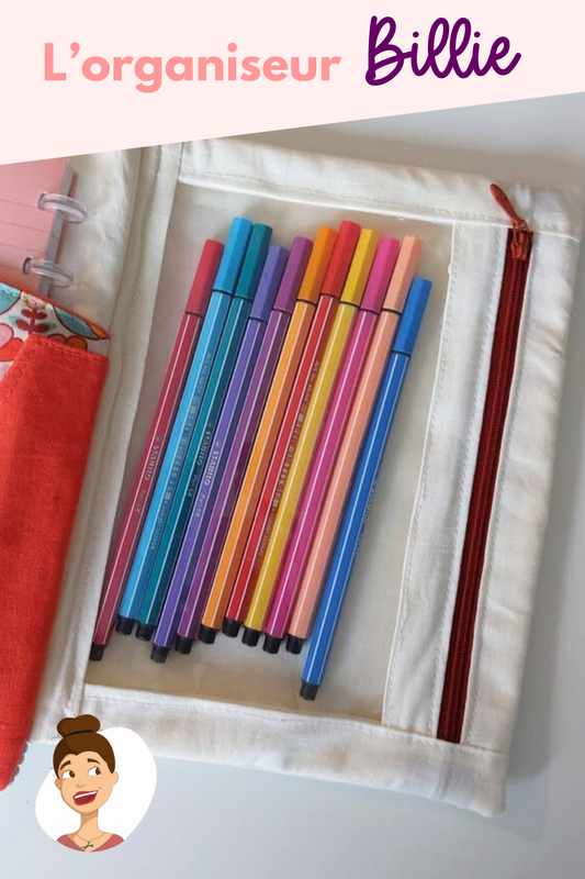 Patron de l'organiseur Billie