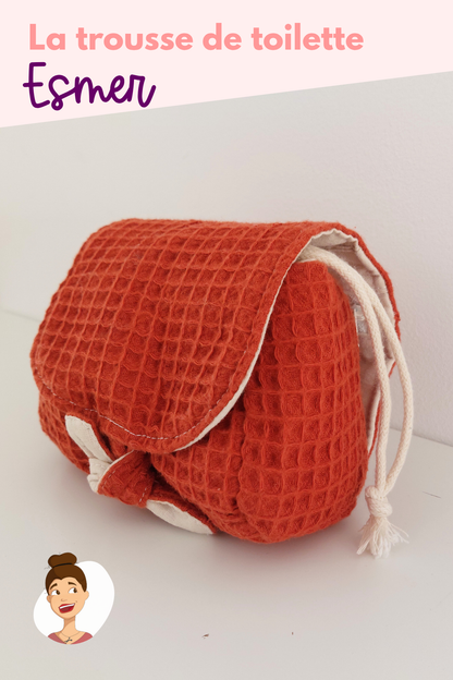 Patron de la trousse de toilette Esmer