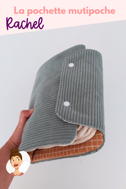 Patron de la pochette multipoche Rachel