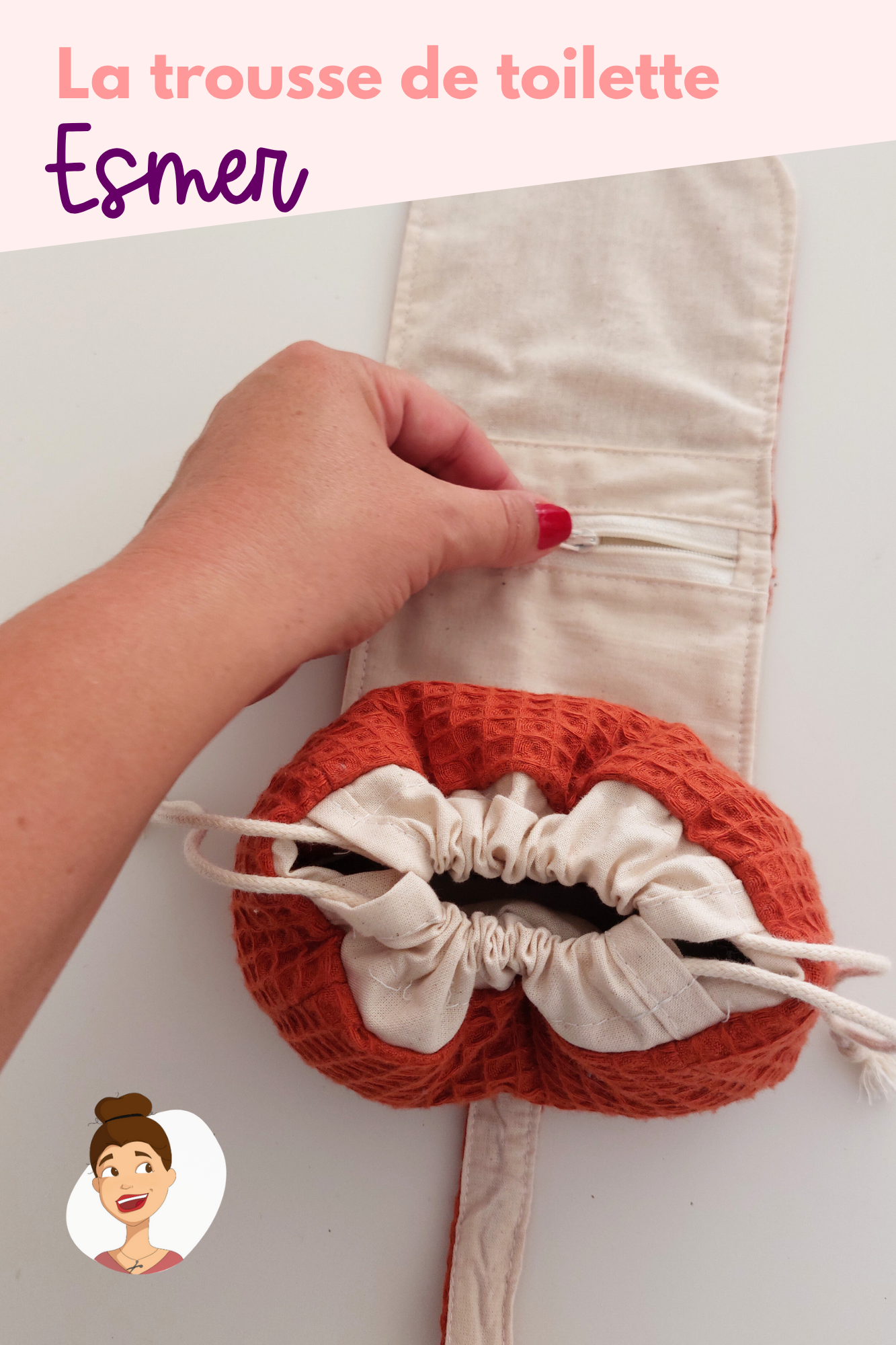 Patron de la trousse de toilette Esmer