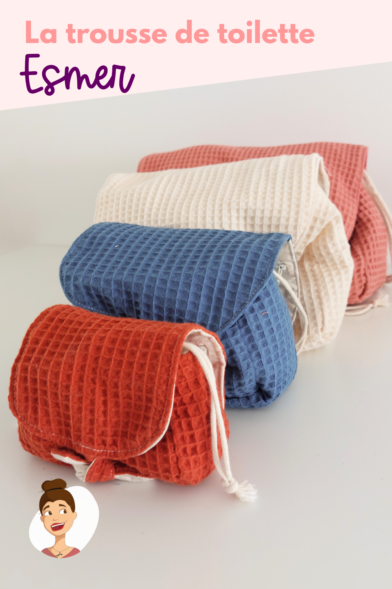 Patron de la trousse de toilette Esmer