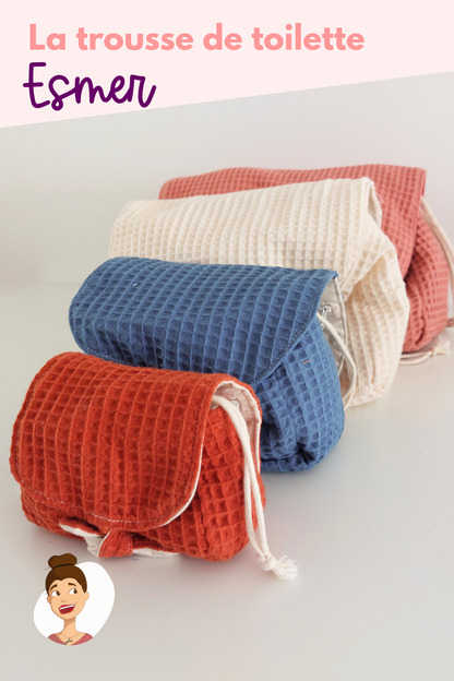 Patron de la trousse de toilette Esmer