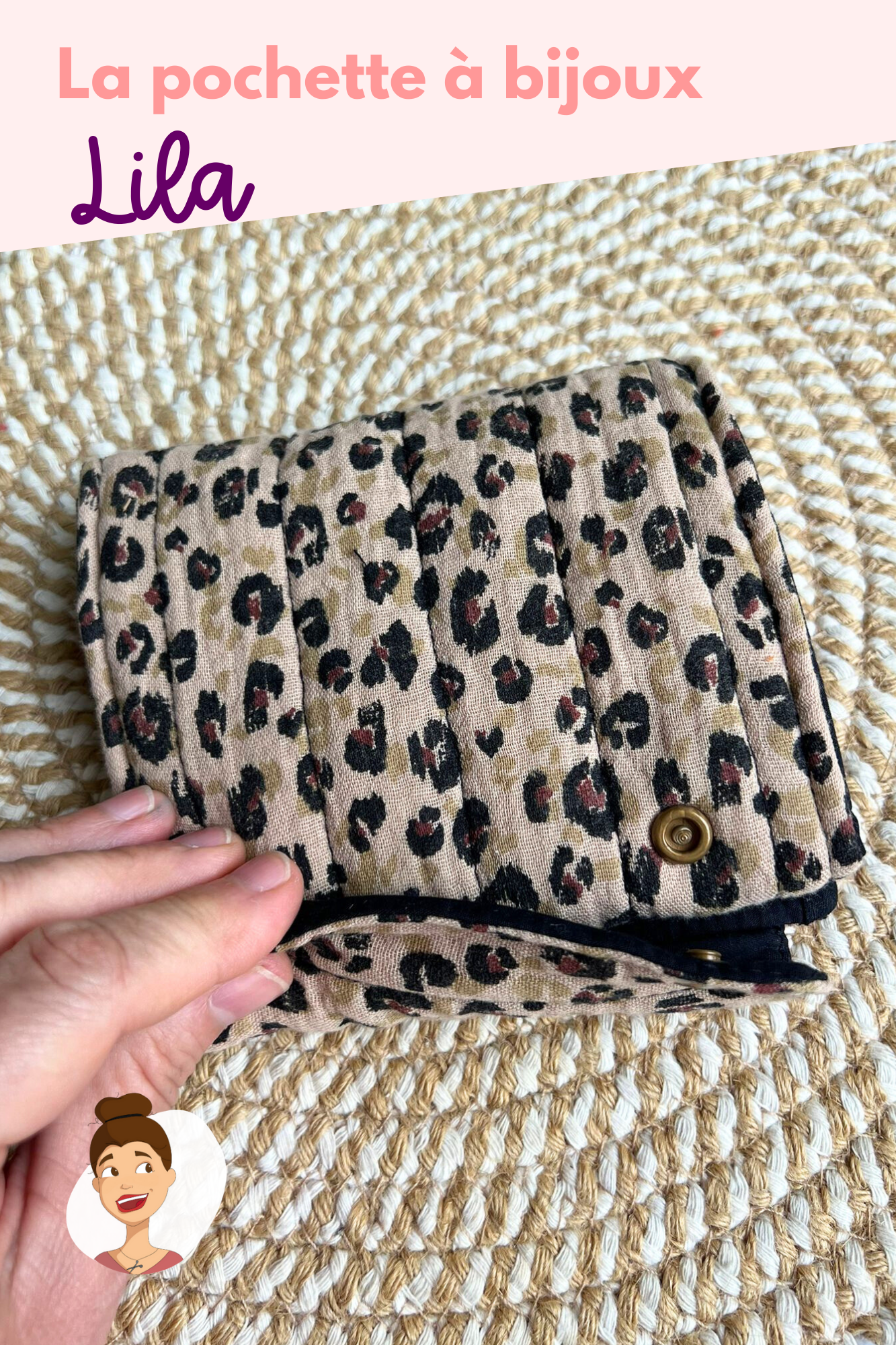 Patron de la pochette à bijoux Lila