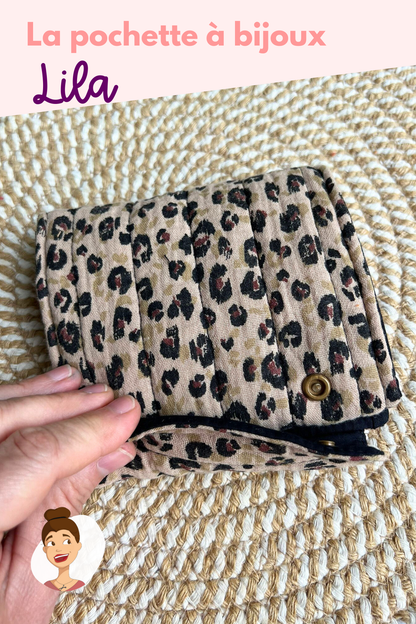 Patron de la pochette à bijoux Lila