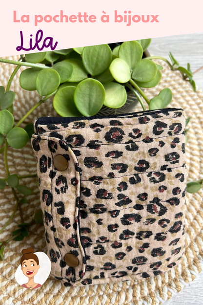 Patron de la pochette à bijoux Lila