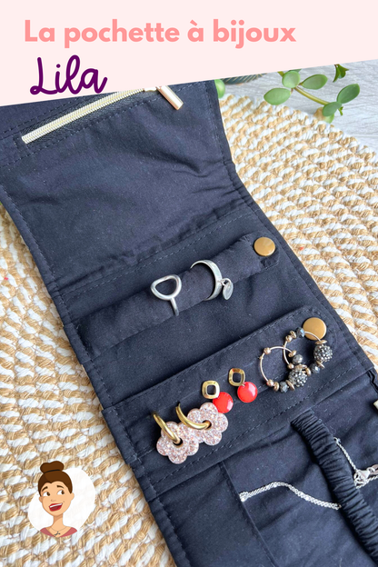 Patron de la pochette à bijoux Lila