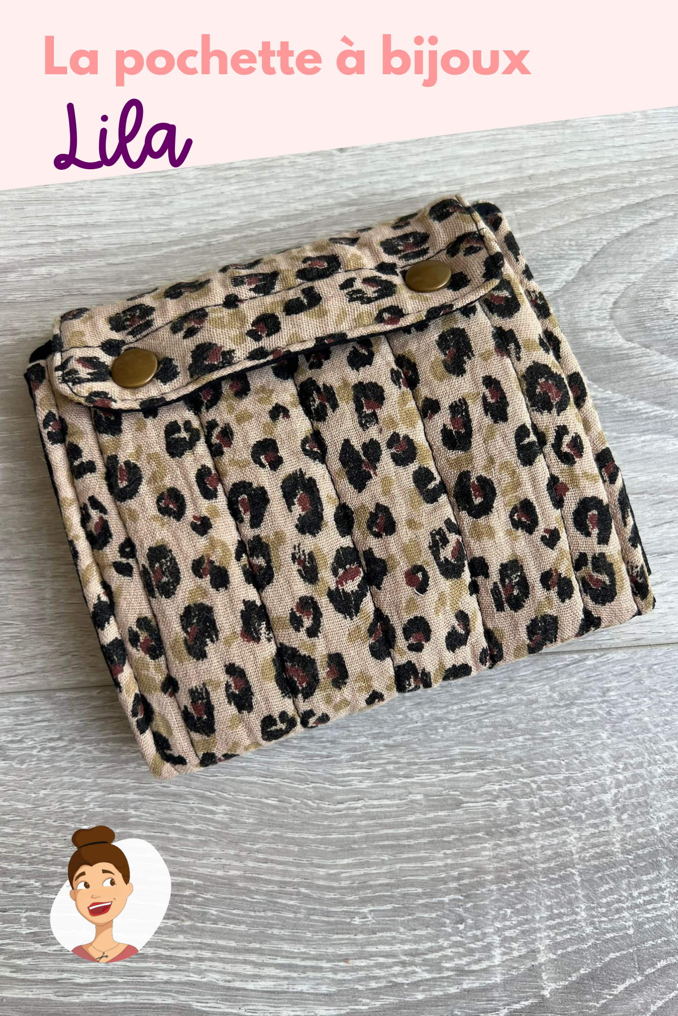 Patron de la pochette à bijoux Lila