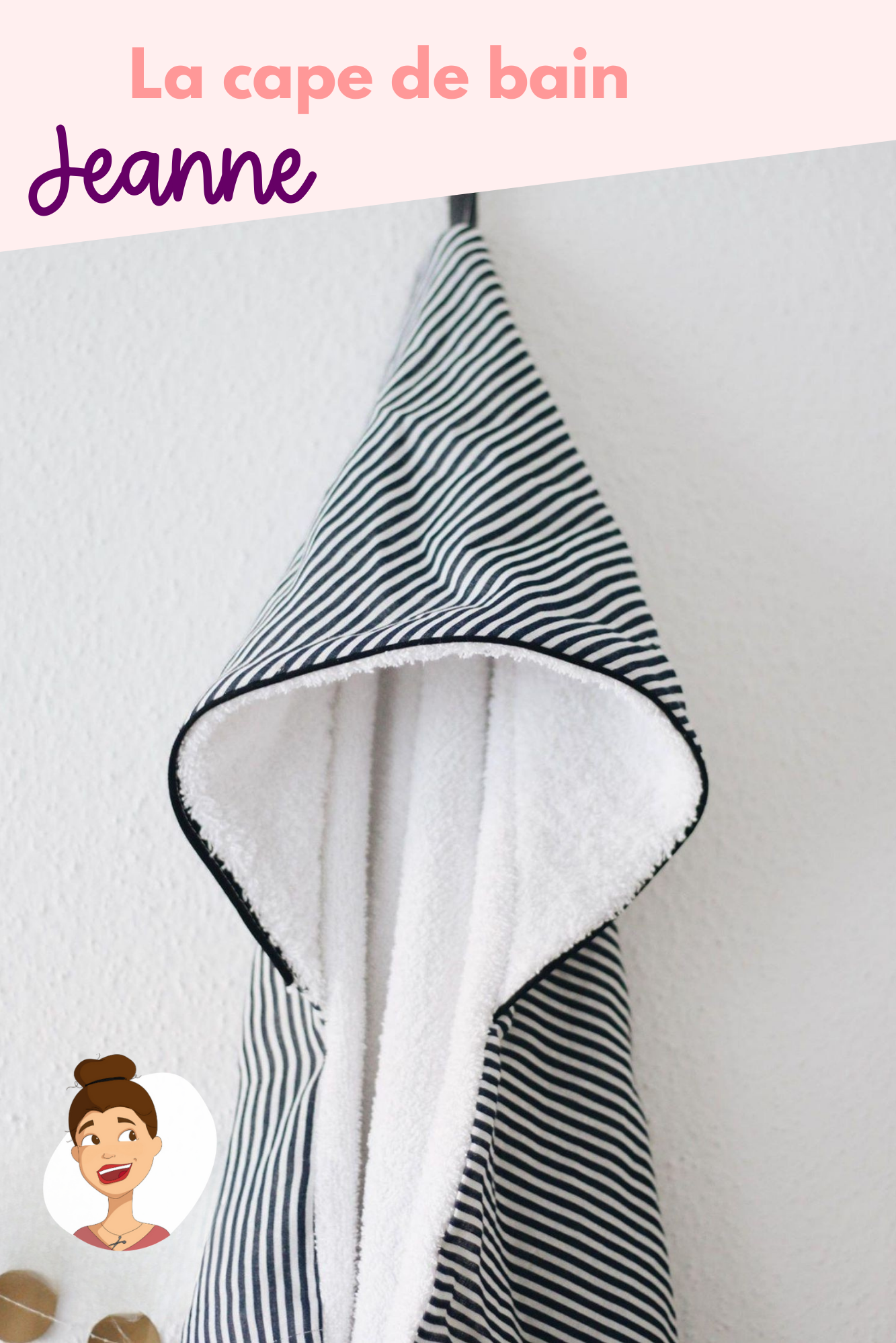 Patron de la cape de bain Jeanne