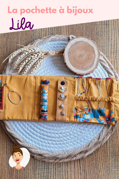 Patron de la pochette à bijoux Lila