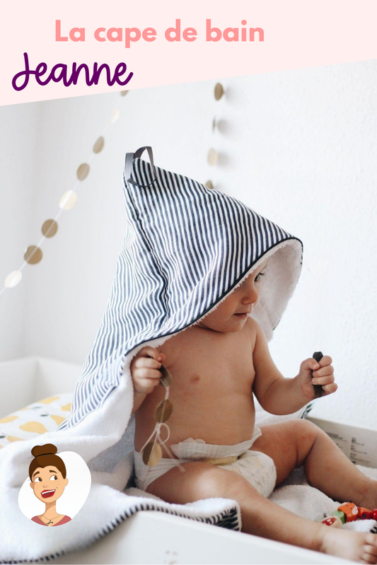 Patron de la cape de bain Jeanne