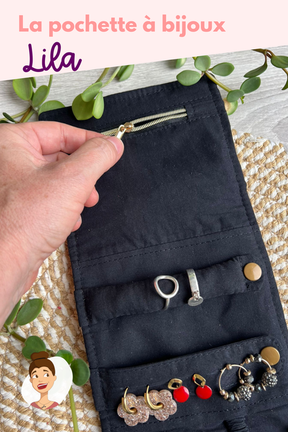 Patron de la pochette à bijoux Lila