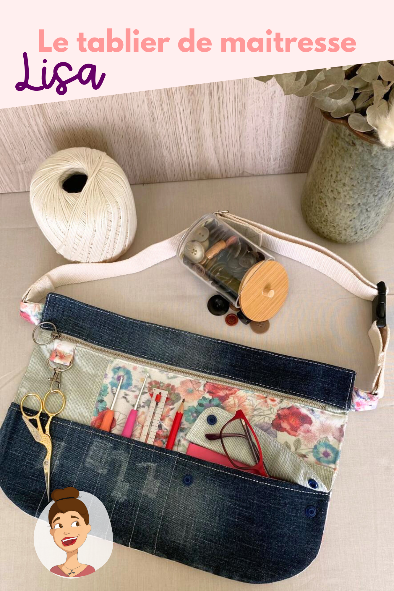 Patron du tablier de maitresse Lisa