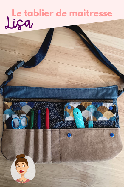 Patron du tablier de maitresse Lisa