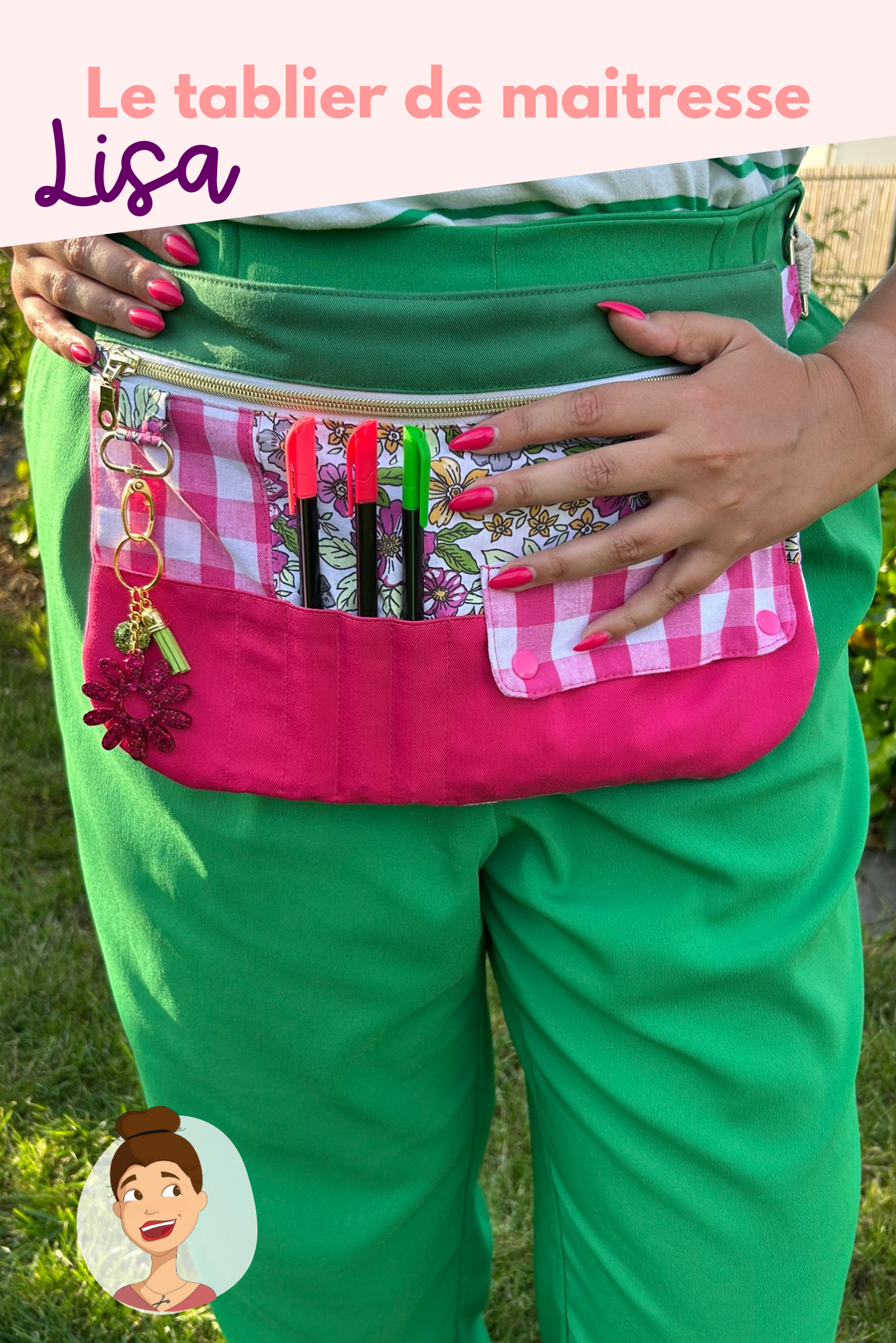 Patron du tablier de maitresse Lisa