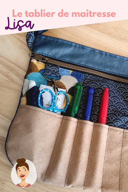 Patron du tablier de maitresse Lisa