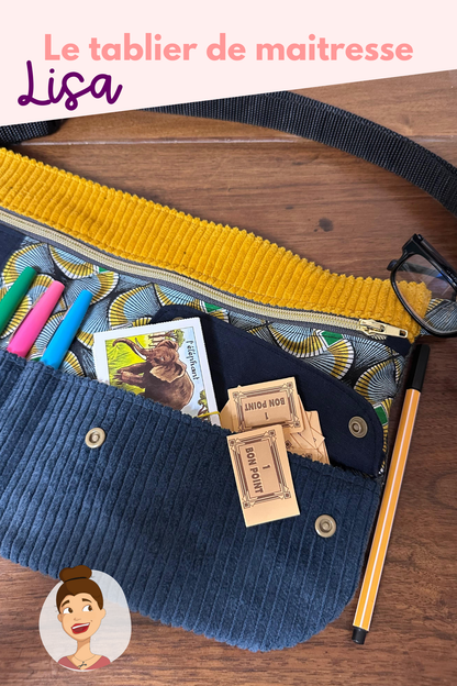 Patron du tablier de maitresse Lisa