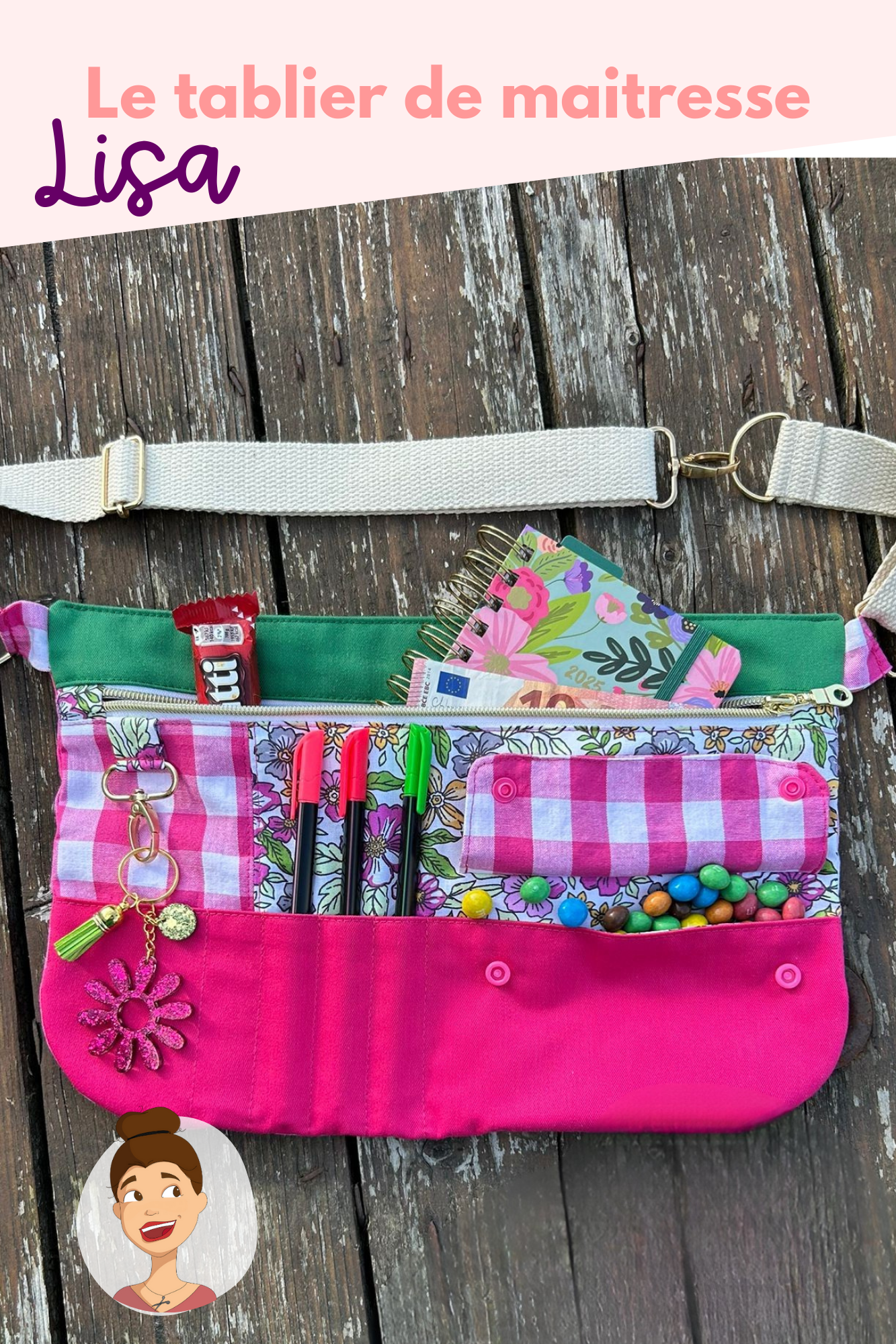 Patron du tablier de maitresse Lisa