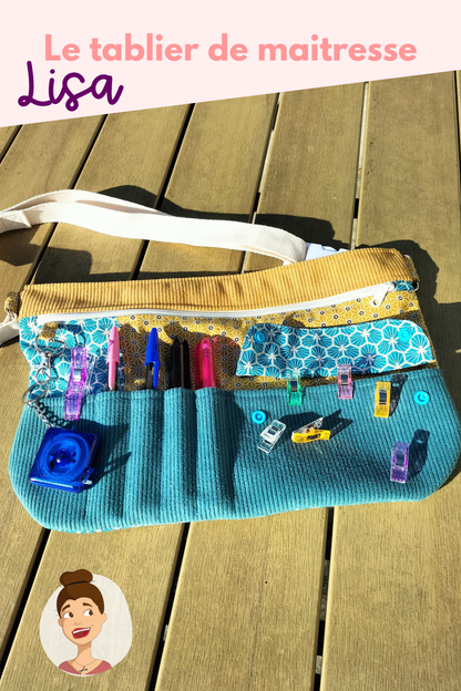 Patron du tablier de maitresse Lisa