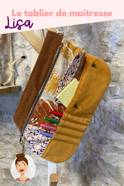 Patron du tablier de maitresse Lisa