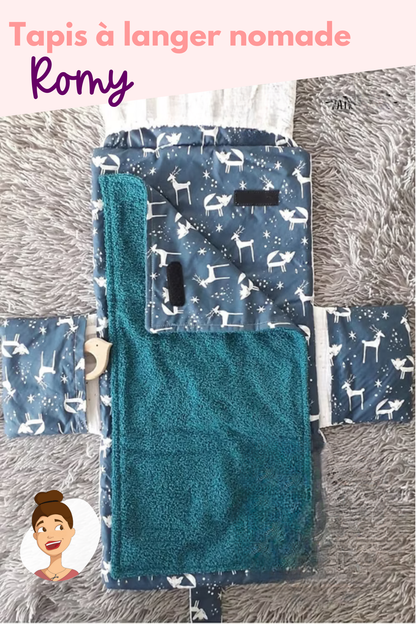 Patron du tapis à langer nomade Romy