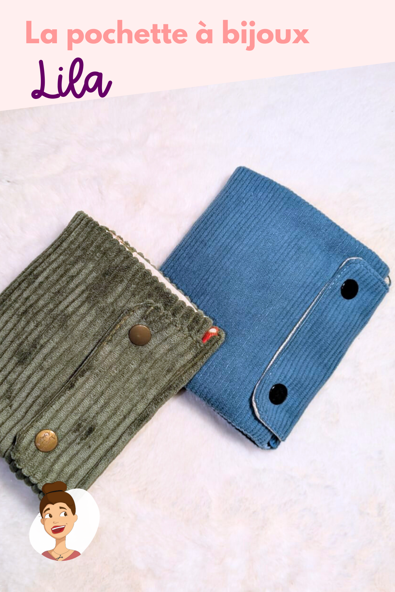 Patron de la pochette à bijoux Lila