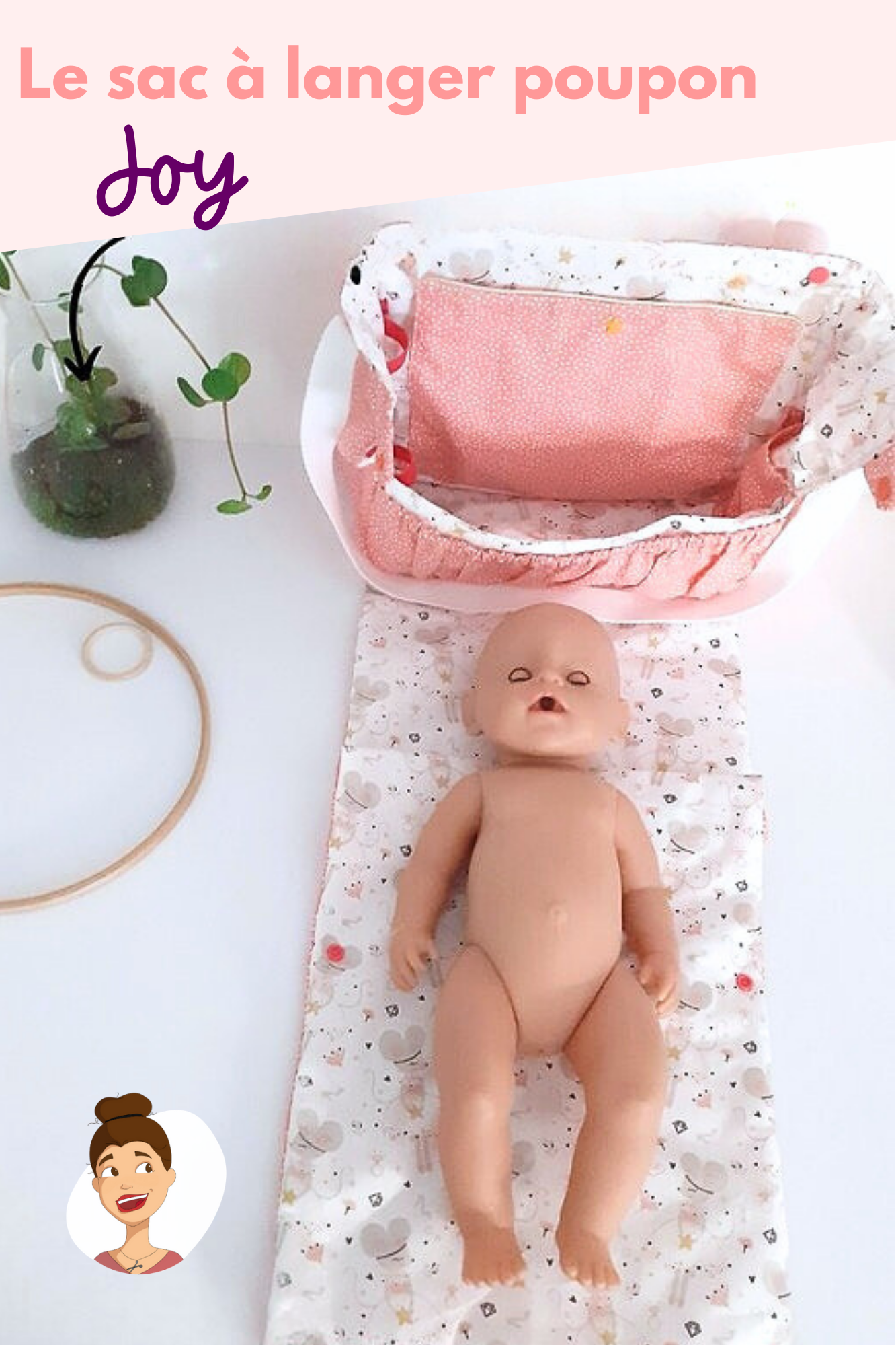 Patron du sac à langer pour poupon Joy