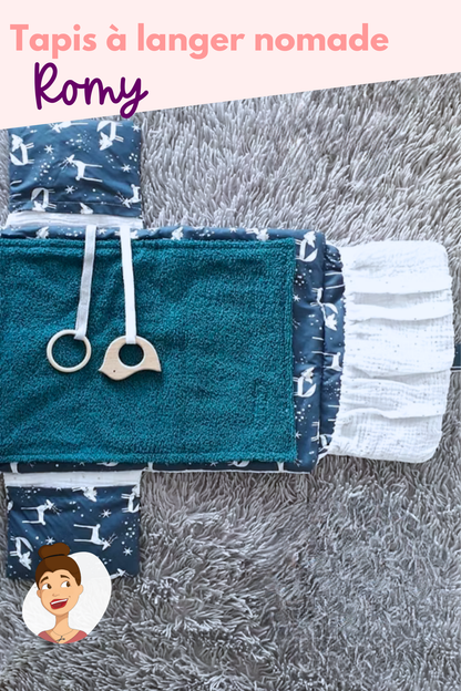 Patron du tapis à langer nomade Romy