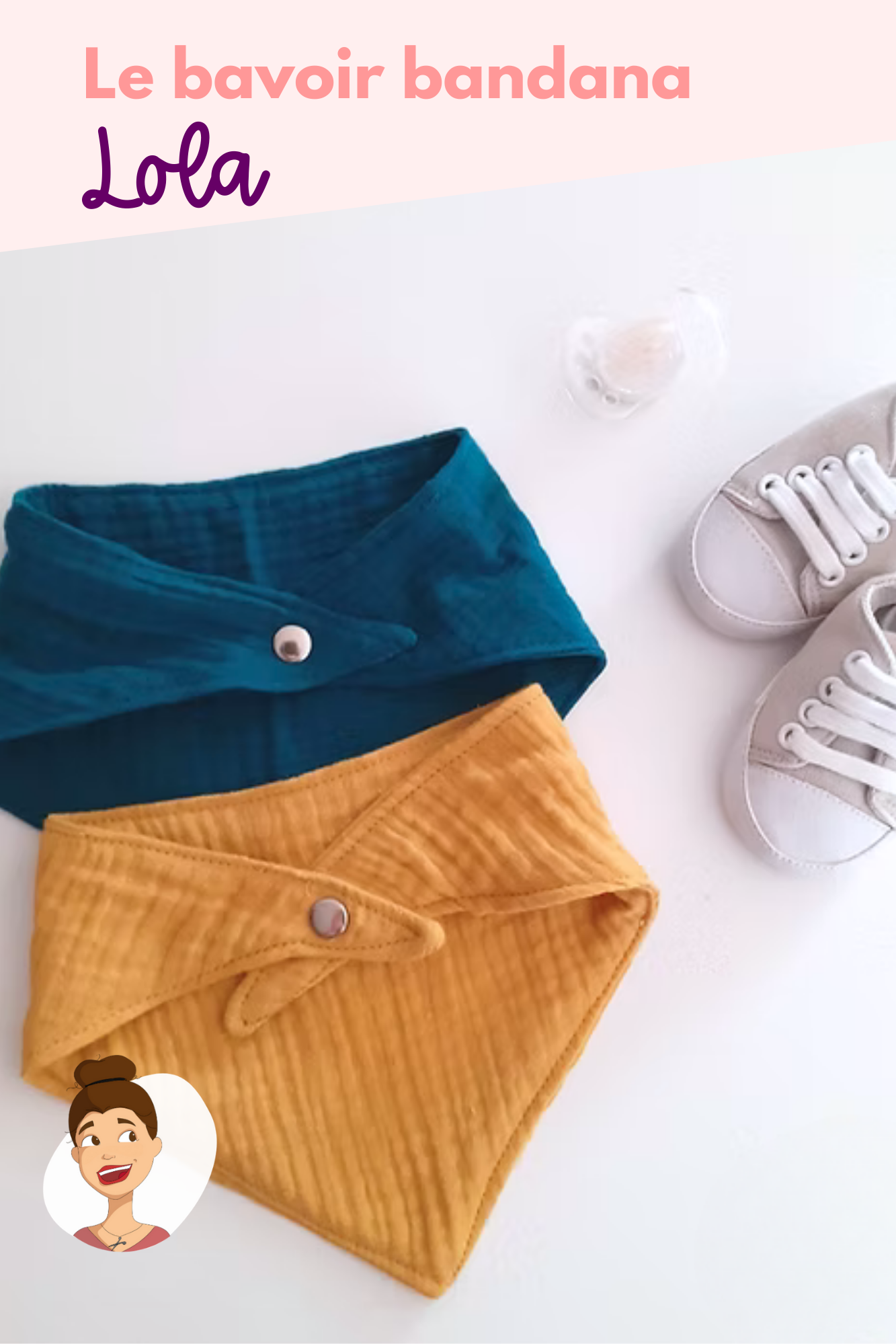 Patron du Bavoir bandana Lola