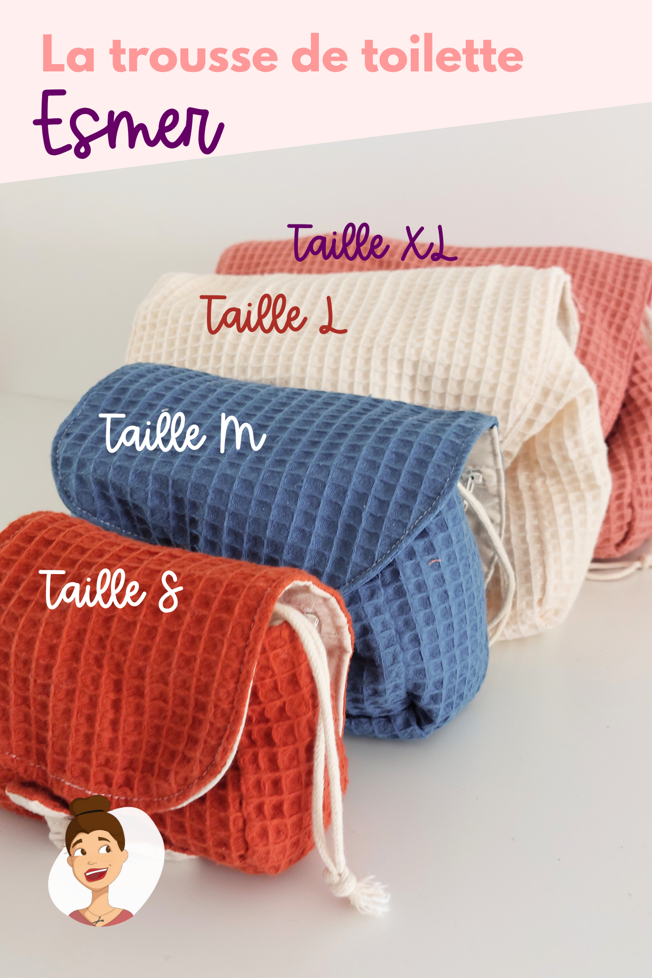 Patron de la trousse de toilette Esmer