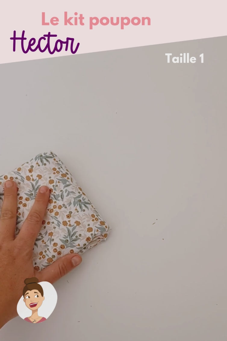 Patron couture de la couche, bavoir et couverture pour poupée et poupin 