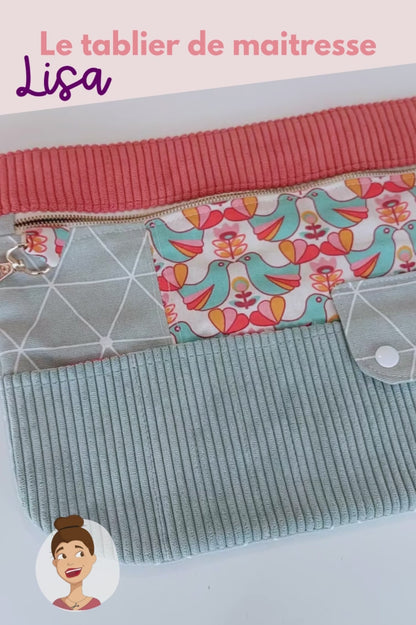 Patron du tablier de maitresse Lisa