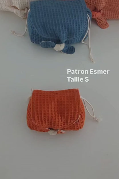 Patron de la trousse de toilette Esmer