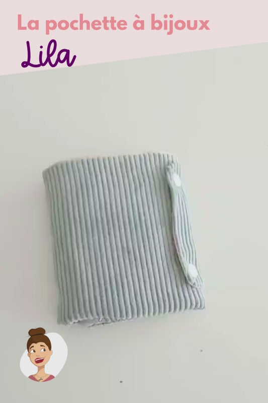 Patron de la pochette à bijoux Lila