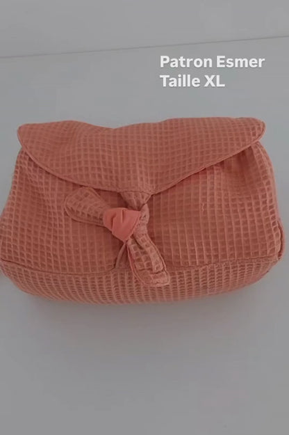 Patron de la trousse de toilette Esmer