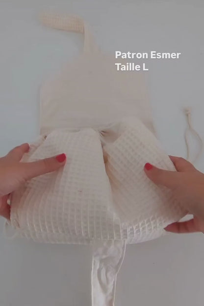 Patron de la trousse de toilette Esmer