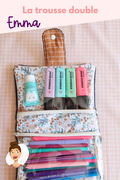 Patron de la Trousse double Emma