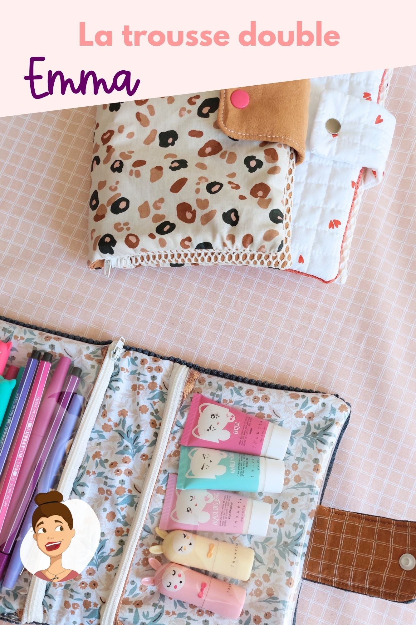 Patron de la Trousse double Emma